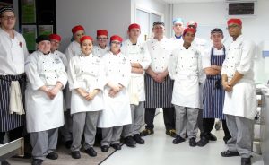 Chichester College Catering Students